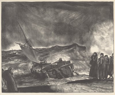 アラン・ドンが海に出る 作： George Bellows