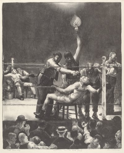 ラウンド間、小、2 番目の石 作： George Bellows