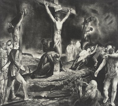 キリストの磔刑 作： George Bellows