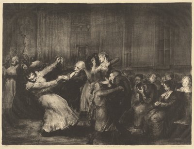 マッドハウスで踊る 作： George Bellows