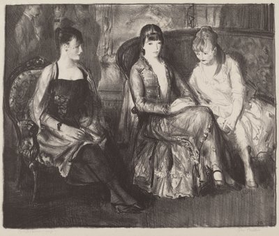 エルシー、エマ、マージョリー、セカンドストーン 作： George Bellows