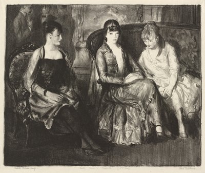 マージョリー、エマ、エルシー、『セカンド・ストーン』 作： George Bellows