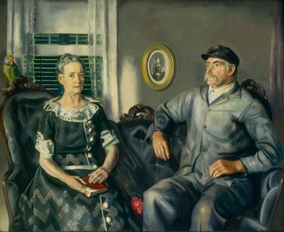 フィリップ・ウェイス夫妻 作： George Bellows