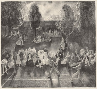 テニス 作： George Bellows