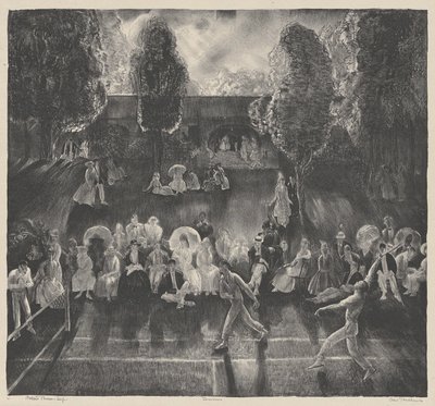 テニス 作： George Bellows