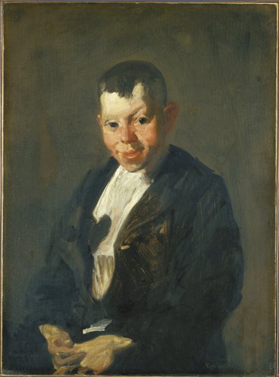 ザ・ニュース・ボーイ 作： George Bellows