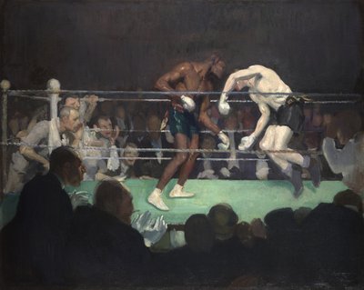 ボクシングの試合 作： George Benjamin Luks