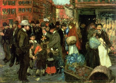 ヘスター・ストリート 作： George Benjamin Luks