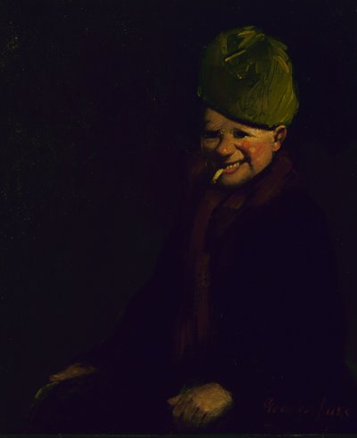 ニューイヤーズシューター、1917年。 作： George Benjamin Luks