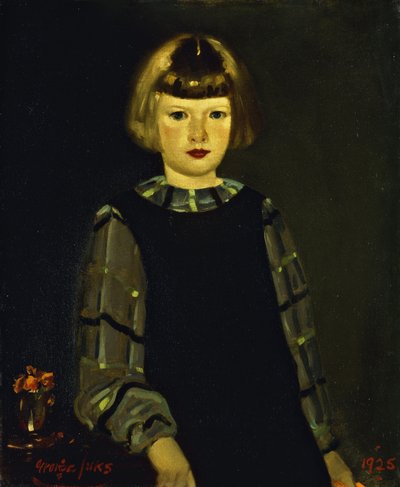 ミス・ルース・ブレスリンの肖像 作： George Benjamin Luks
