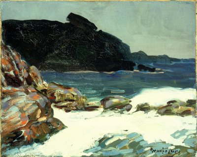 レッジ、エリザベス、メイン（キャンバスに油彩） 作： George Benjamin Luks