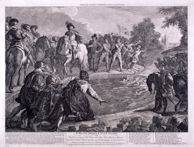 ニューリバーヘッド、フィンズベリー、ロンドン、c1740 作： George Bickham