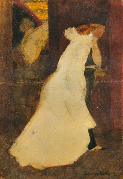 劇場を出る、1898 作： George Bottini