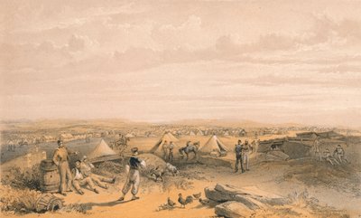 「第 4 師団の収容所」、1856 年 作： George Brackenbury
