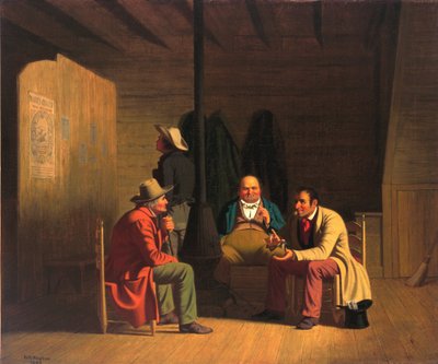 田舎の政治家 作： George Caleb Bingham