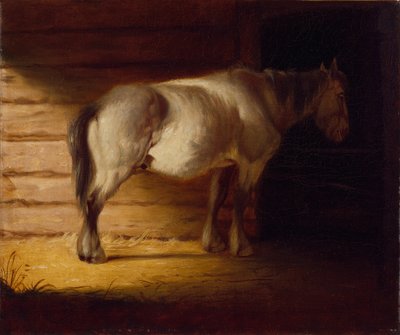 老野馬 1856年作（油彩・キャンバス） 作： George Caleb Bingham