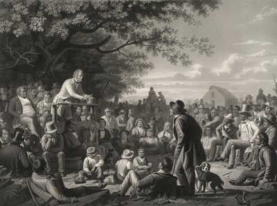 Stump Speaking 作： George Caleb Bingham