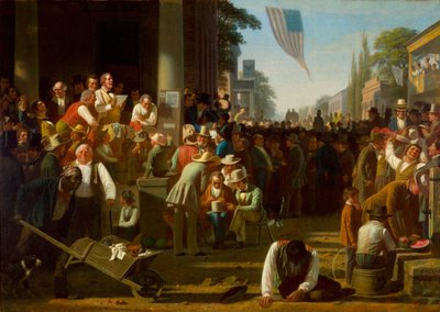 人々の評決 作： George Caleb Bingham