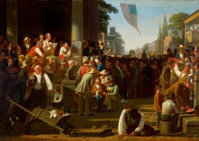 国民の評決 作： George Caleb Bingham