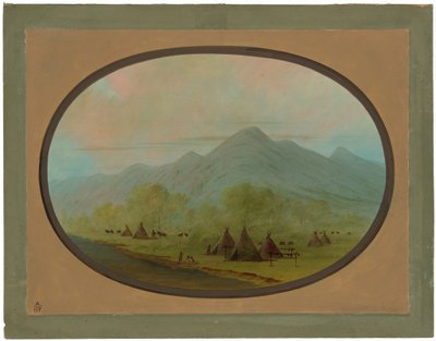 小さなカラスの村 作： George Catlin