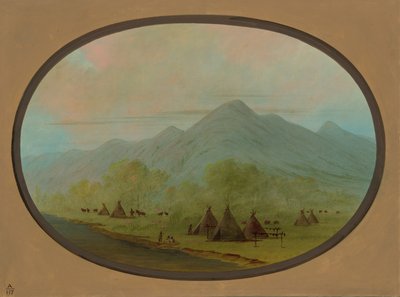 小さなカラスの村、18551869。 作： George Catlin