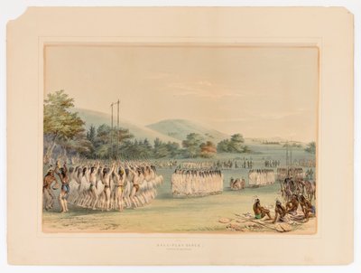 ボール遊びの踊り--22番 作： George Catlin