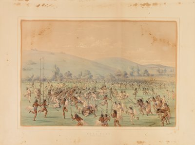 ボール遊び--23号 作： George Catlin
