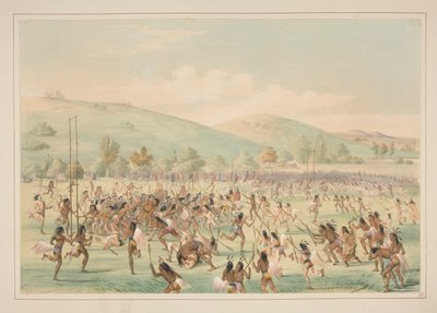 ボールプレイ、PL。 北米インディアンのポートフォリオから23人 作： George Catlin