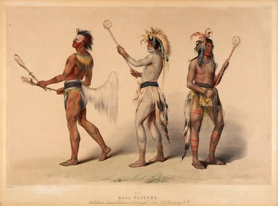 ボールプレーヤー 作： George Catlin