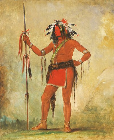カー・ベ・ムッ・ビー、どこにでも座る者、勇者 作： George Catlin