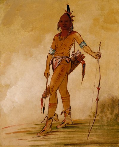 カ・ヘ・ガ・シン・ガ、リトル・チーフ 作： George Catlin