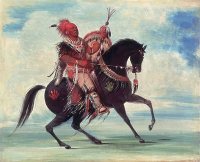 チーフKeokuk 作： George Catlin