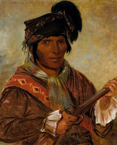 コ・イ・ハ・ジョ、酋長 作： George Catlin