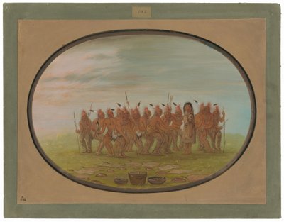 ベルダッシュに合わせて踊る - Saukie 作： George Catlin