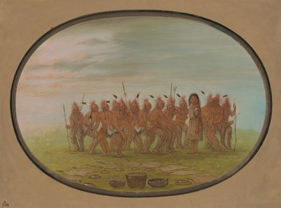 ベルダッシュに合わせて踊る - Saukie、18611869。 作： George Catlin