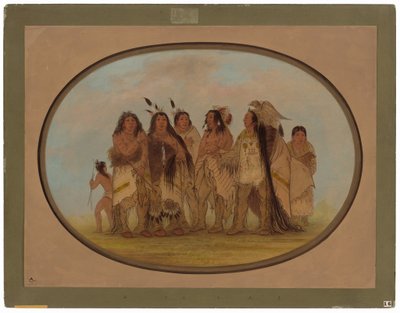著名なカラスインディアン 作： George Catlin