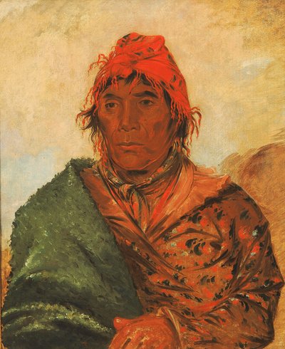 イー・マット・ラー、フィリップ王、二代目酋長 作： George Catlin