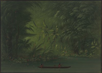 ラグーンへの入り口、アマゾンの海岸、18541869。 作： George Catlin