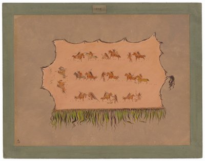 チーフフォーメンズローブの複製 - マンダン 作： George Catlin