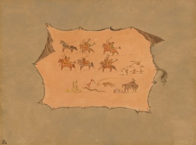 ポーニー医師のローブの複製、18611869。 作： George Catlin
