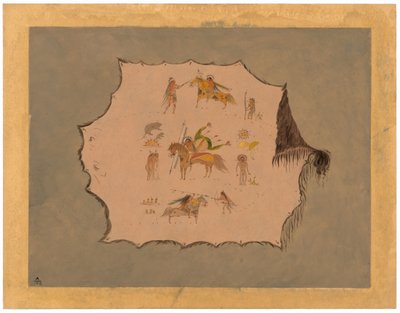 素晴らしいプロフェッショナルなデザインのポーニー医師のローブの複製 作： George Catlin