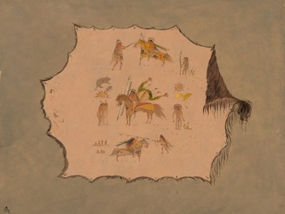 ファンタスティックなプロフェッショナル デザインのポーニー ドクターズ ローブの複製、18611869。 作： George Catlin