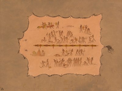 スーローブの複製、18611869。 作： George Catlin