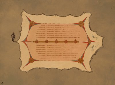 ヤマアラシの羽ペンが付いたスー ローブの複製、18611869。 作： George Catlin