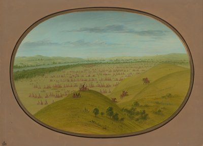 フォート ピエール、18611869。 作： George Catlin