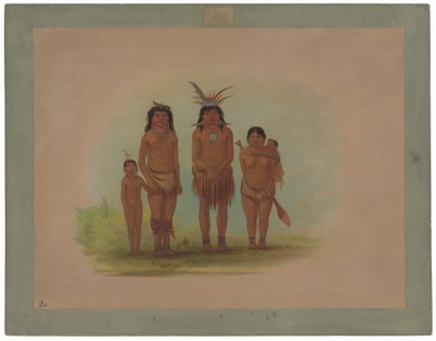 4 セピボ インディアン 作： George Catlin