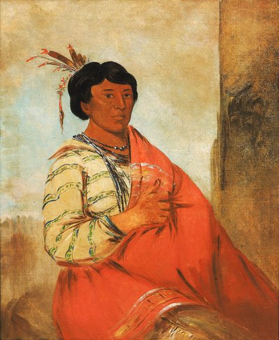 ガウ・ザウ・ケ・ドゥン、歓待する者 作： George Catlin
