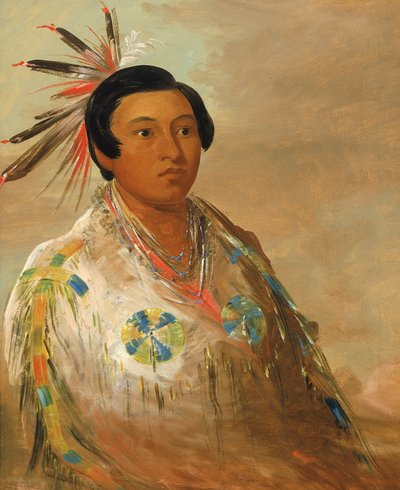 ヒー・ド・ゲ・アッツ、ヤングマン 作： George Catlin