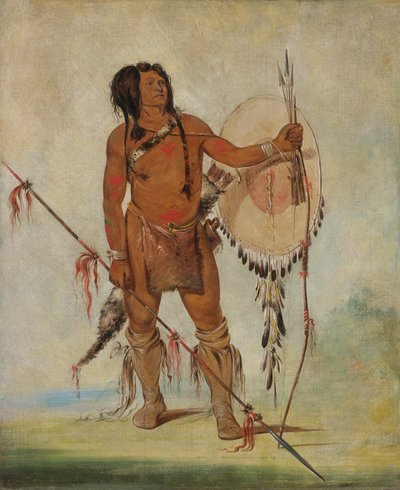 ヒス・オー・サン・チーズ、小さなスペイン人、戦士 作： George Catlin