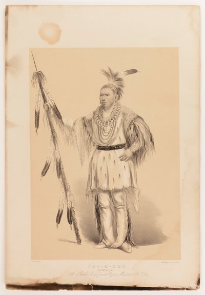 ジョック・オ・ソット、歩くクマ 作： George Catlin